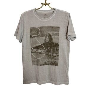 Pierim Mens T Shirt Rio de Janeiro Graphic Print Size Medium Cot Made in Brazil